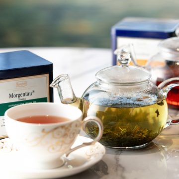 紅茶はドイツの老舗ブランド「ロンネフェルト社」の紅茶をご用意